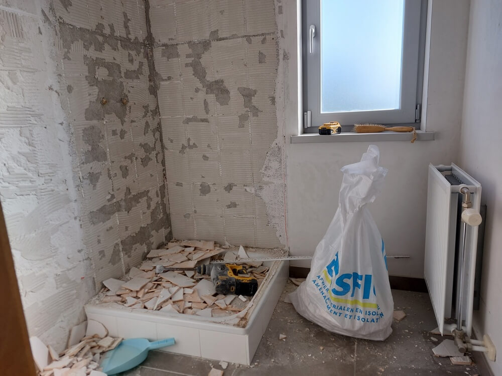 badkamer renovatie bredene november 2022 1